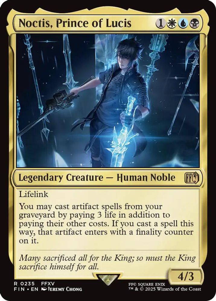 Noctis, Prince of Lucis · 235 · FINAL FANTASY · Non-foil