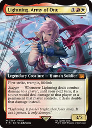 Lightning, Army of One (Extended Art) · 498 · FINAL FANTASY · Non-foil