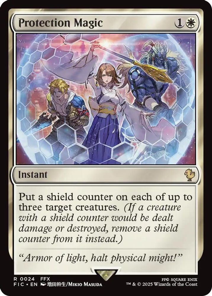 Protection Magic · 24 · Commander: FINAL FANTASY · Non-foil