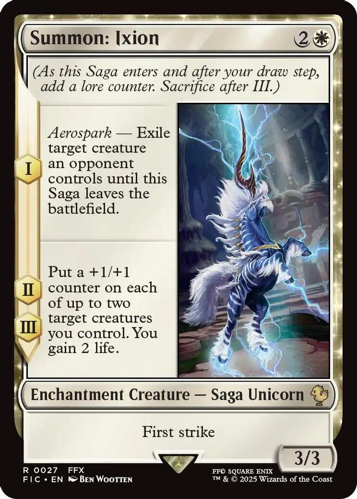 Summon: Ixion · 27 · Commander: FINAL FANTASY · Non-foil