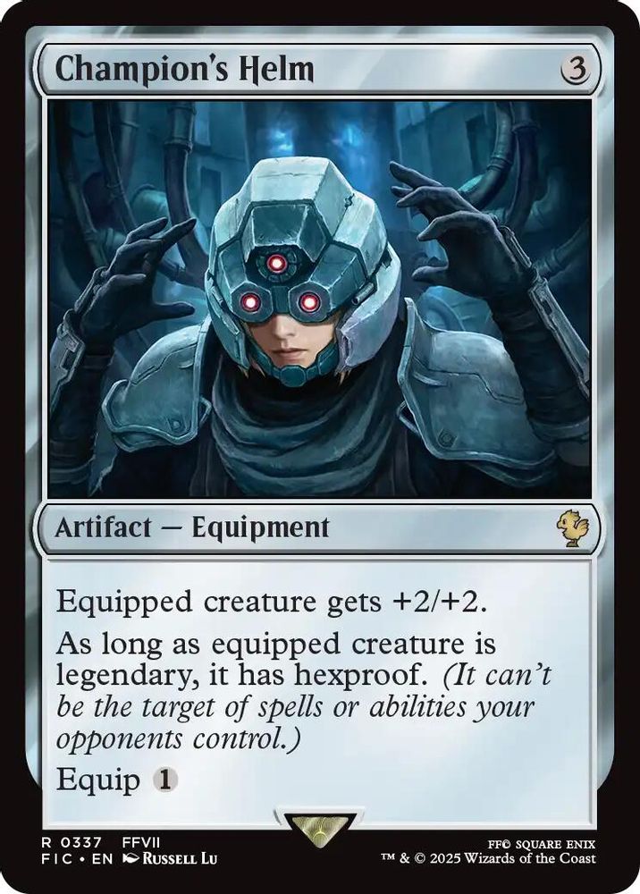 Champion's Helm · 337 · Commander: FINAL FANTASY · Non-foil