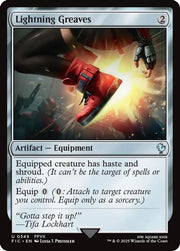Lightning Greaves · 349 · Commander: FINAL FANTASY · Non-foil