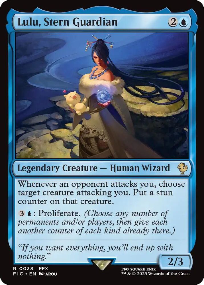 Lulu, Stern Guardian · 38 · Commander: FINAL FANTASY · Non-foil