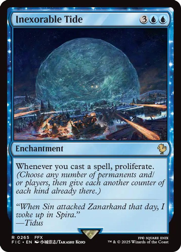 Inexorable Tide · 265 · Commander: FINAL FANTASY · Non-foil