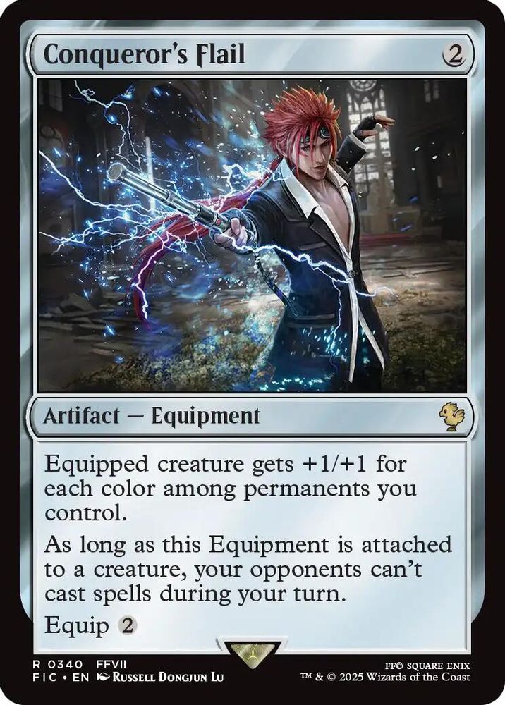Conqueror's Flail · 340 · Commander: FINAL FANTASY · Non-foil