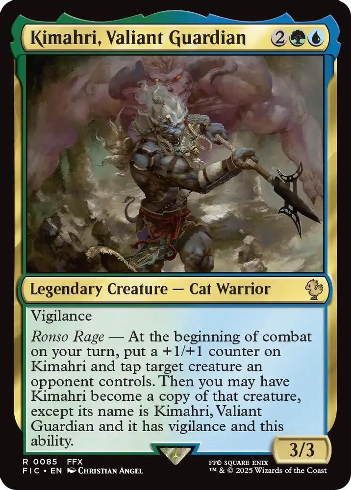 Kimahri, Valiant Guardian · 85 · Commander: FINAL FANTASY · Non-foil