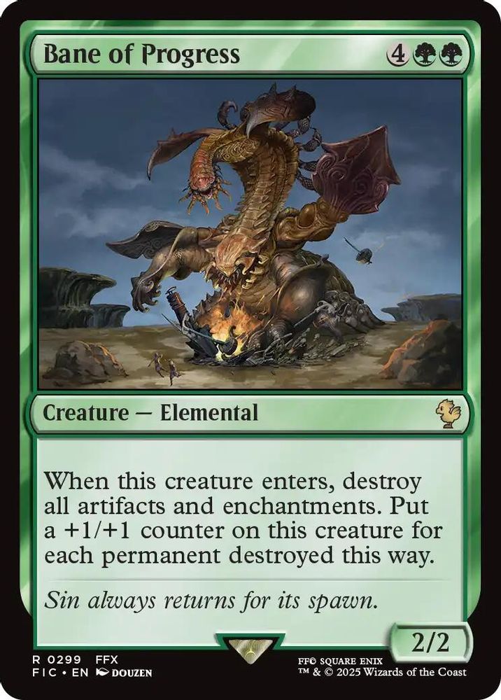 Bane of Progress · 299 · Commander: FINAL FANTASY · Non-foil