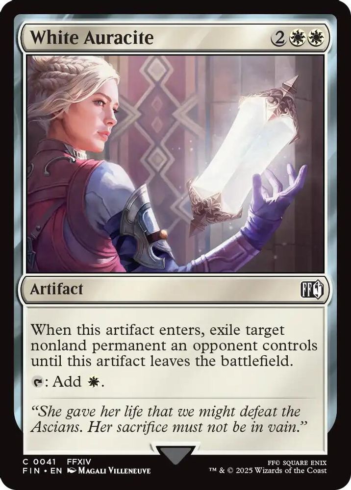 White Auracite · 41 · FIN · Non-foil