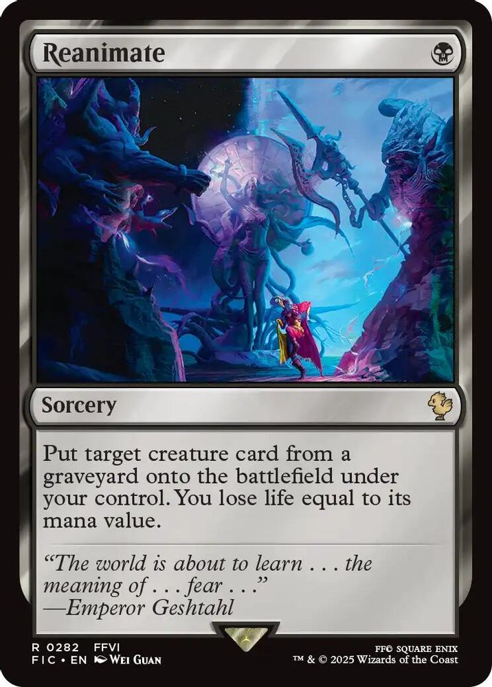 Reanimate · 282 · Commander: FINAL FANTASY · Non-foil