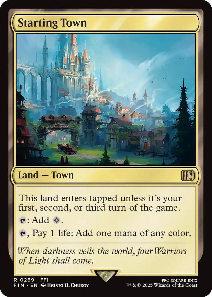 Starting Town · 289 · FIN · Non-foil