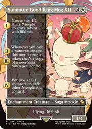 Summon: Good King Mog XII (Borderless) · 194 · Commander: FINAL FANTASY · Foil