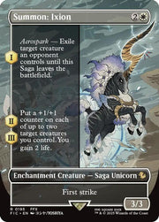 Summon: Ixion (Borderless) · 195 · Commander: FINAL FANTASY · Non-foil