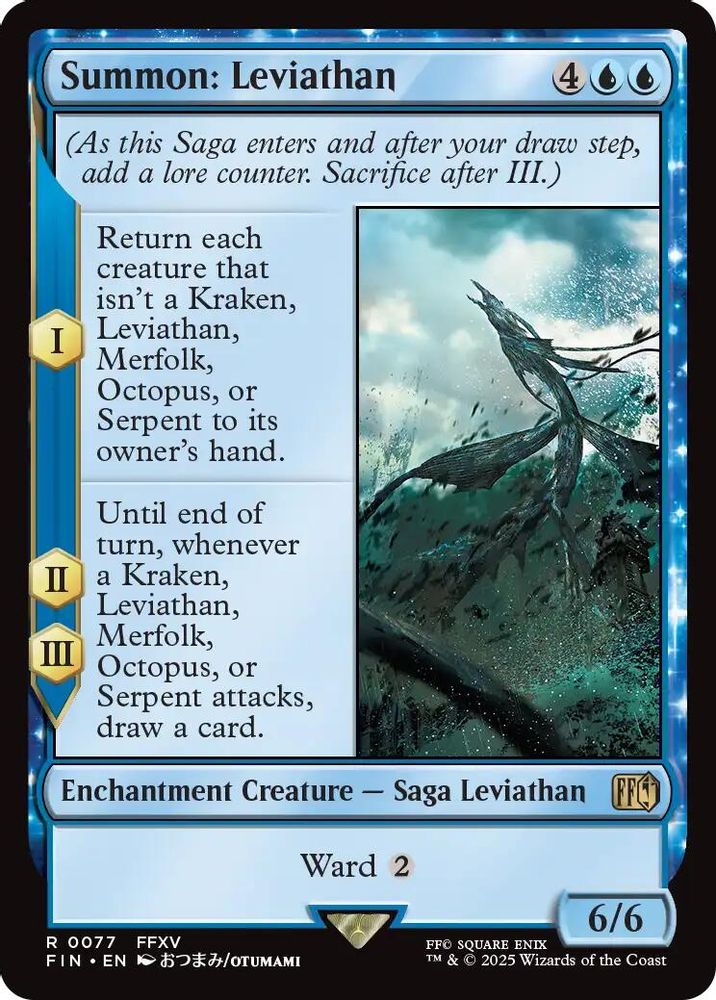 Summon: Leviathan · 77 · FINAL FANTASY · Non-foil