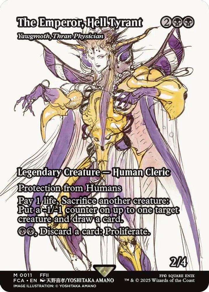 The Emperor, Hell Tyrant - Yawgmoth, Thran Physician (Showcase) · 11 · FINAL FANTASY: Through the Ages · Non-foil