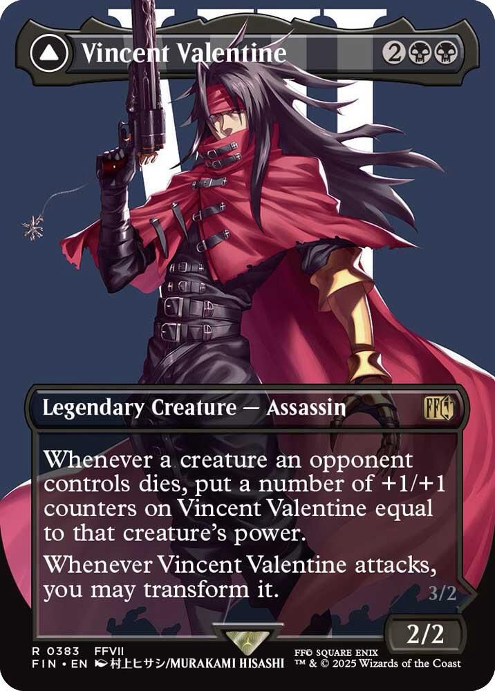 Vincent Valentine (Borderless) · 383 · FIN · Foil