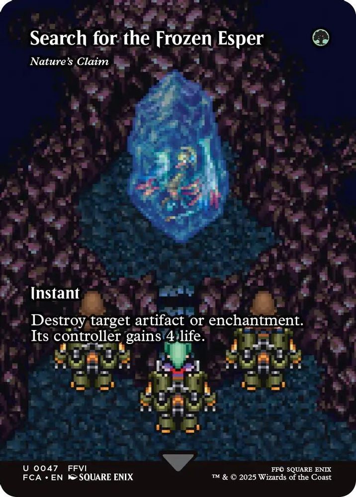 Search for the Frozen Esper - Nature's Claim (Showcase) · 47 · FINAL FANTASY: Through the Ages · Non-foil