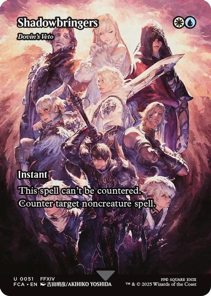 Shadowbringers - Dovin's Veto (Showcase) · 51 · FCA · Non-foil