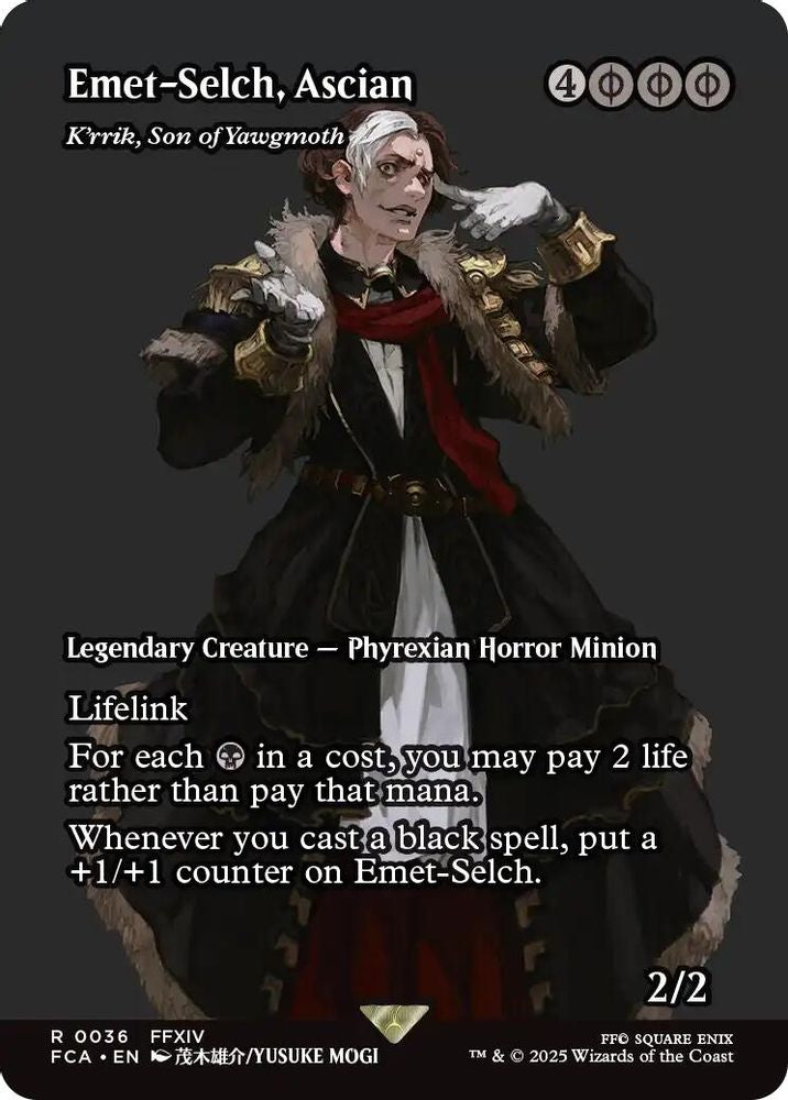 Emet-Selch, Ascian - K'rrik, Son of Yawgmoth (Showcase) · 36 · FCA · Non-foil