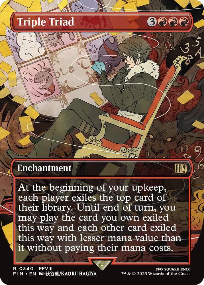 Triple Triad (Borderless) · 340 · FINAL FANTASY · Foil