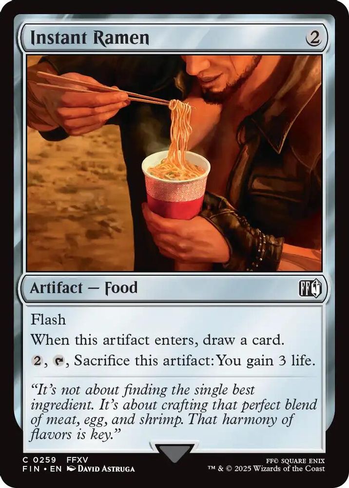 Instant Ramen · 259 · FIN · Non-foil