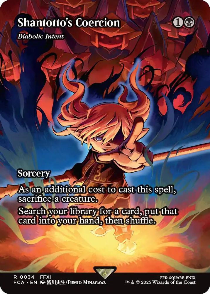 Shantotto's Coercion - Diabolic Intent (Showcase) · 34 · FCA · Non-foil