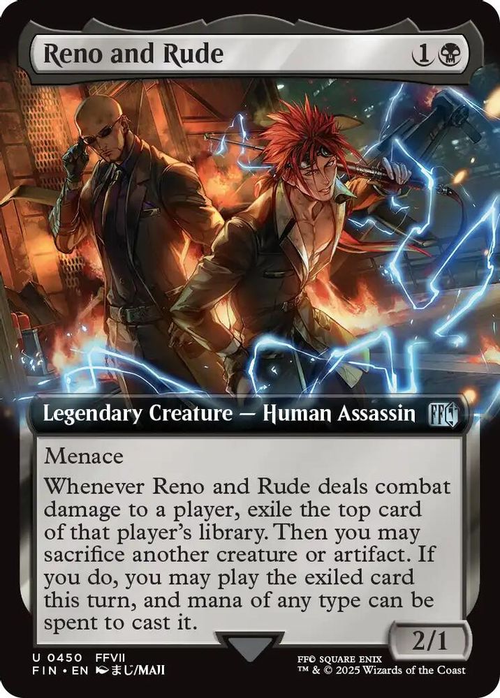 Reno and Rude (Extended Art) · 450 · FINAL FANTASY · Non-foil