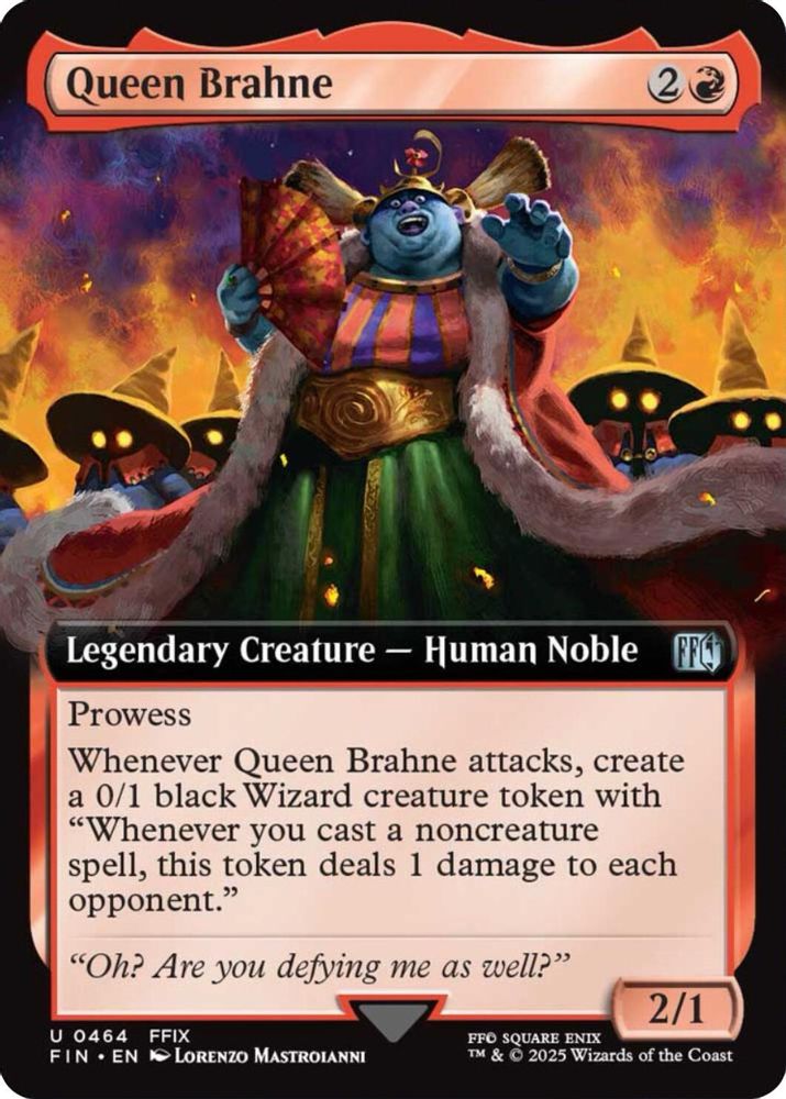 Queen Brahne (Extended Art) · 464 · FINAL FANTASY · Non-foil