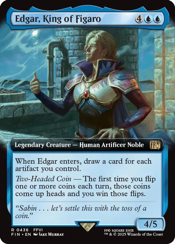 Edgar, King of Figaro (Extended Art) · 436 · FINAL FANTASY · Foil