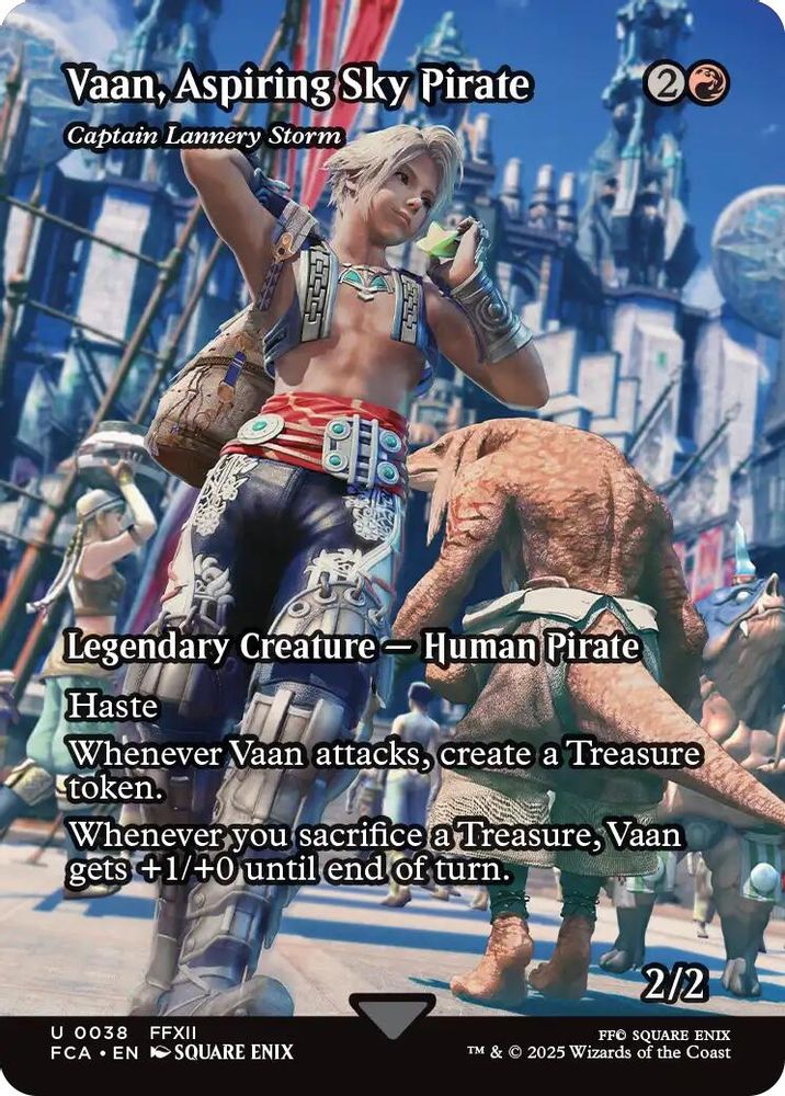 Vaan, Aspiring Sky Pirate - Captain Lannery Storm (Showcase) · 38 · FINAL FANTASY: Through the Ages · Non-foil