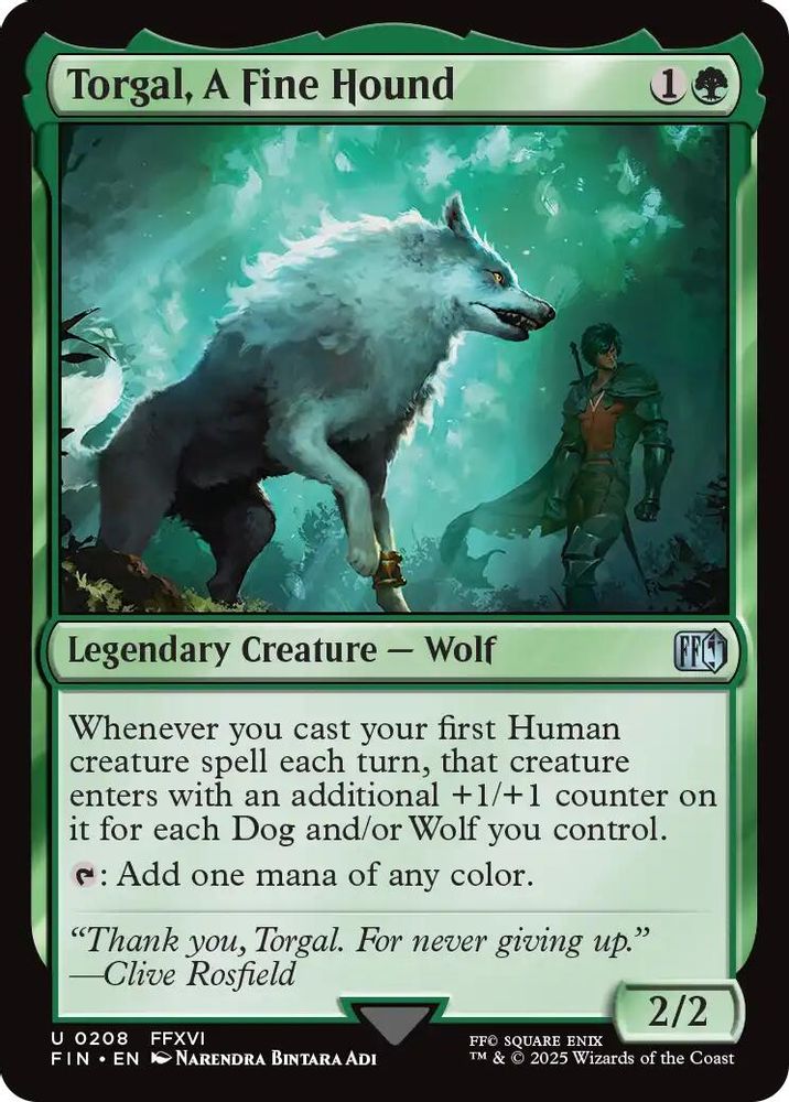Torgal, A Fine Hound · 208 · FIN · Non-foil