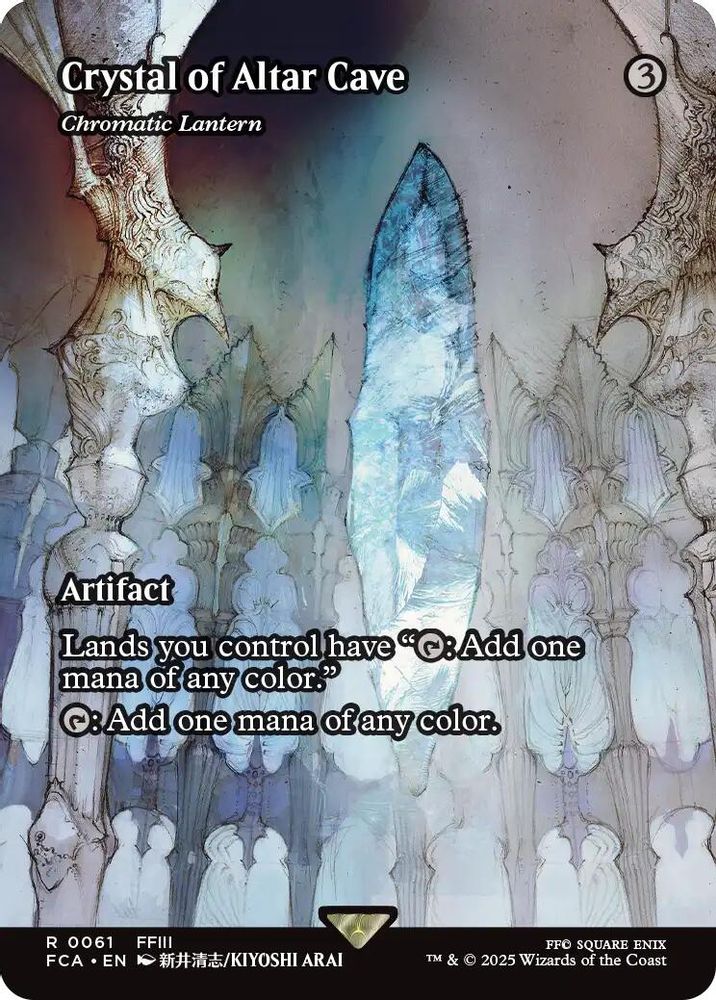 Crystal of Altar Cave - Chromatic Lantern (Showcase) · 61 · FCA · Non-foil