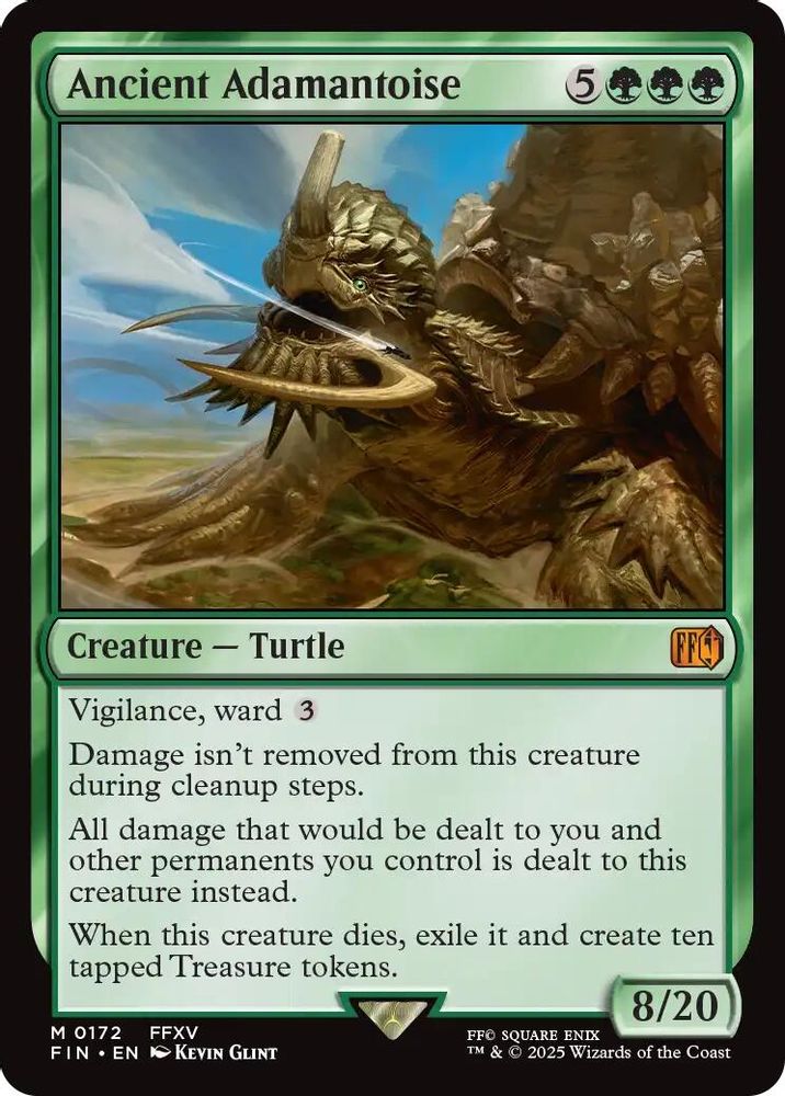 Ancient Adamantoise · 172 · FIN · Non-foil