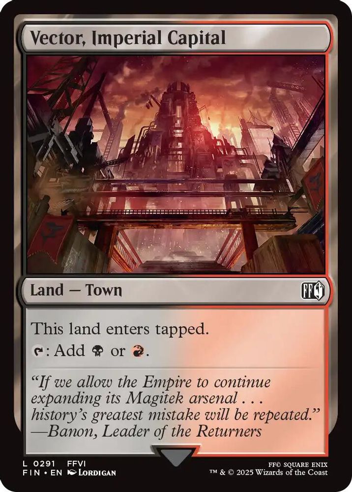 Vector, Imperial Capital · 291 · FIN · Non-foil