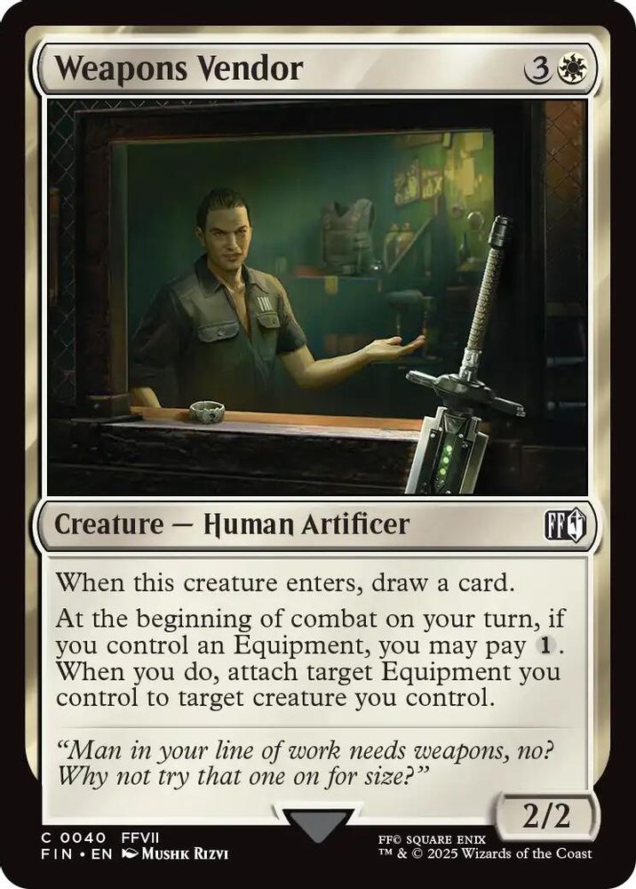Weapons Vendor · 40 · FIN · Non-foil