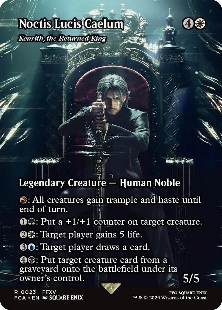 Noctis Lucis Caelum - Kenrith, the Returned King (Showcase) · 23 · FCA · Non-foil