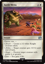 Battle Menu · 9 · FIN · Non-foil