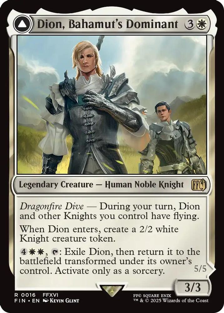 Dion, Bahamut's Dominant · 16 · FINAL FANTASY · Foil