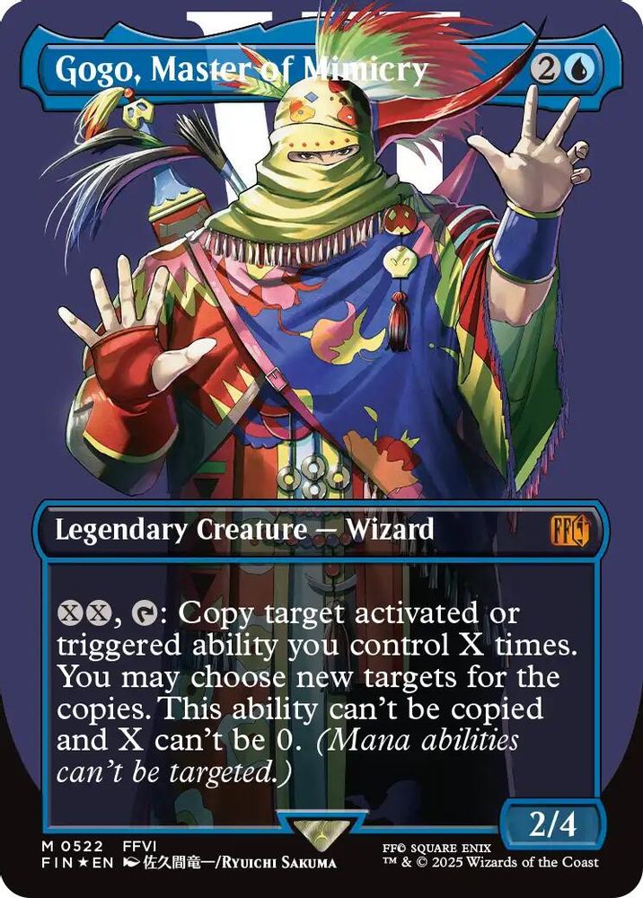 Gogo, Master of Mimicry (Borderless) · 522 · FINAL FANTASY · Surge Foil