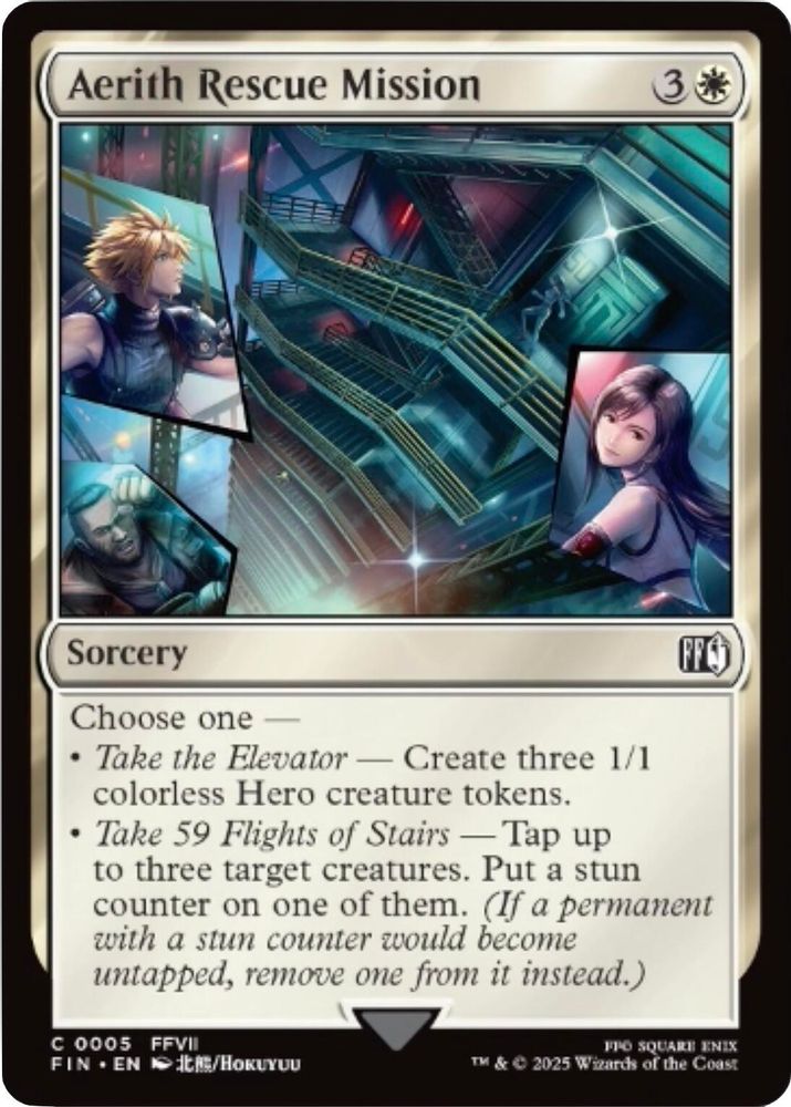 Aerith Rescue Mission · 5 · FIN · Non-foil