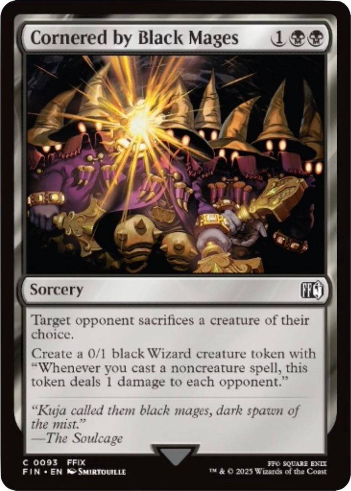 Cornered by Black Mages · 93 · FIN · Non-foil