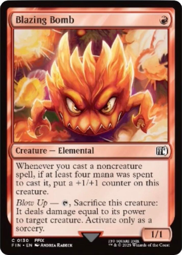 Blazing Bomb · 130 · FIN · Non-foil