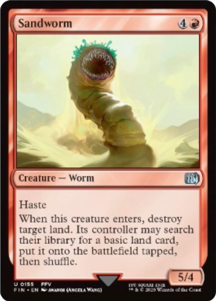 Sandworm · 155 · FIN · Non-foil