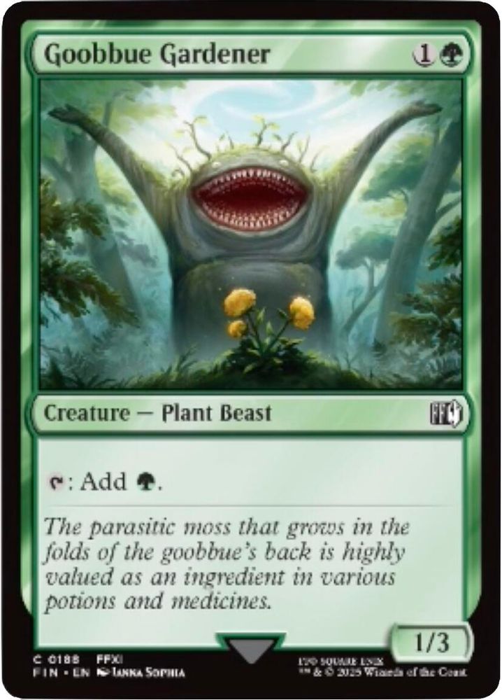 Goobbue Gardener · 188 · FIN · Non-foil