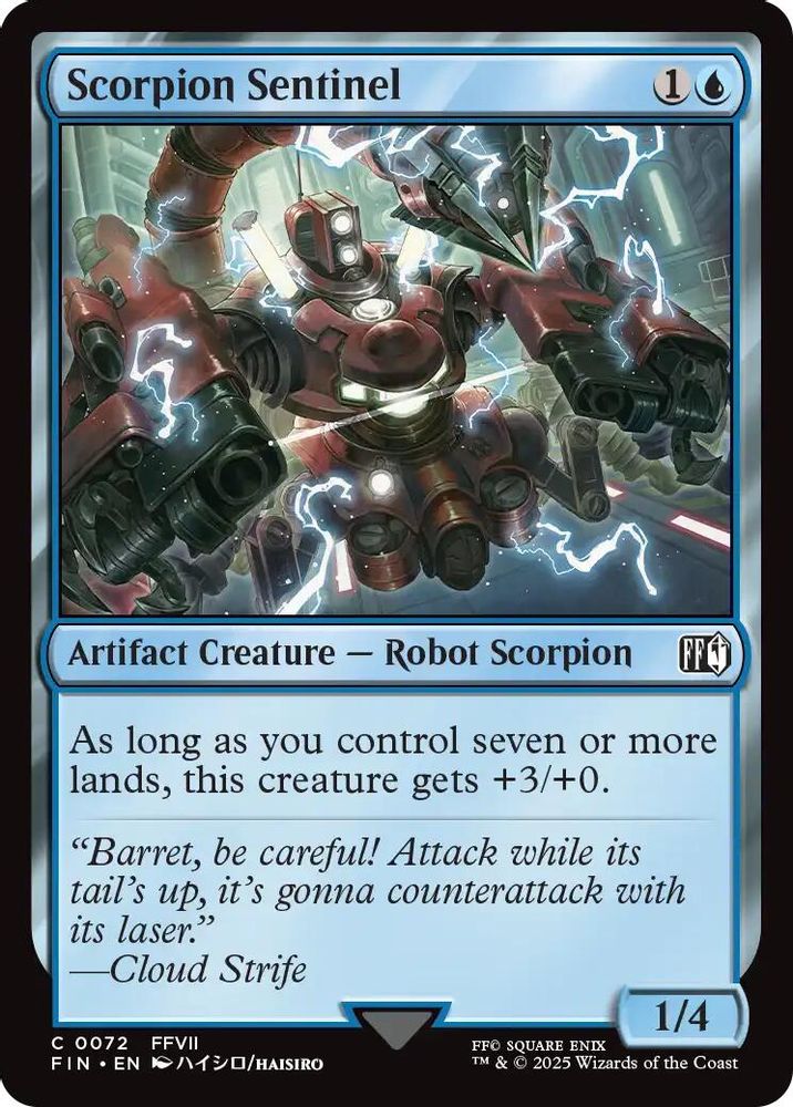 Scorpion Sentinel · 72 · FIN · Non-foil