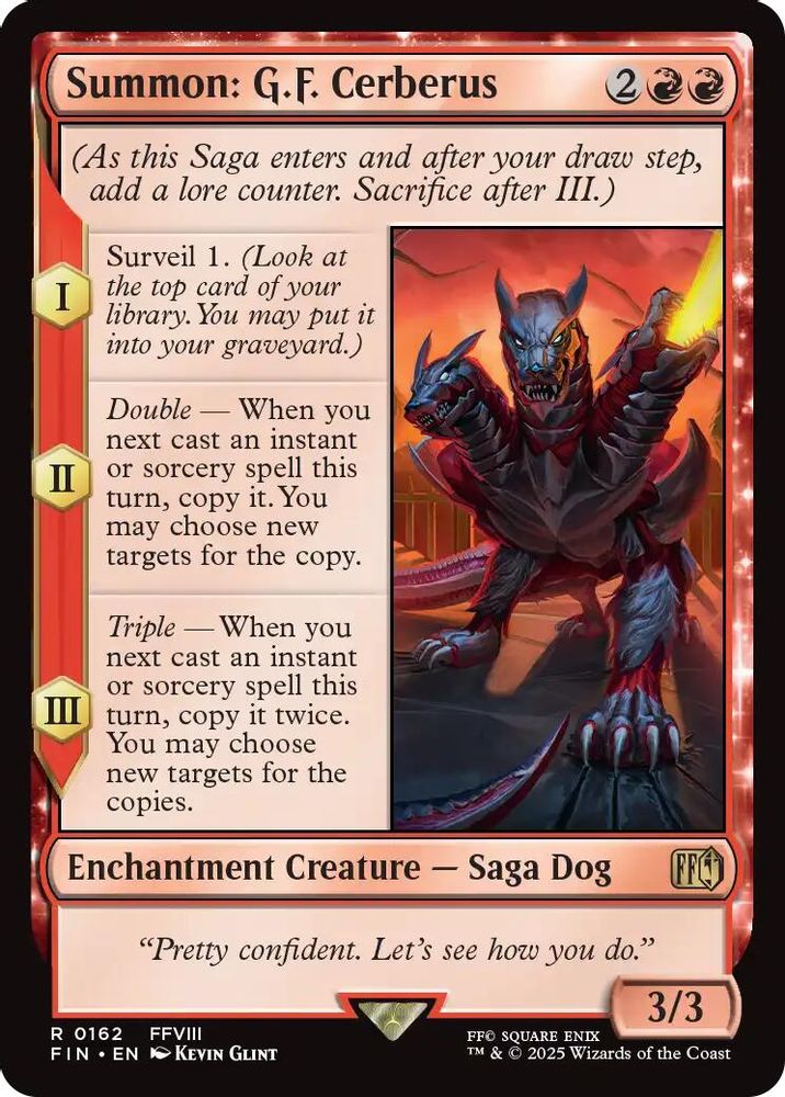 Summon: G.F. Cerberus · 162 · FINAL FANTASY · Foil