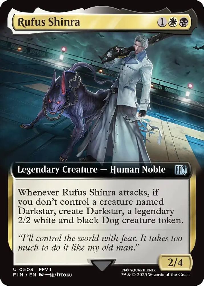 Rufus Shinra (Extended Art) · 503 · FINAL FANTASY · Non-foil