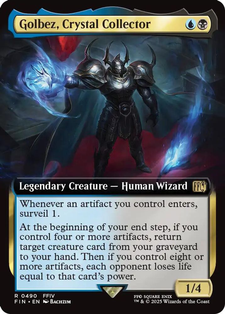 Golbez, Crystal Collector (Extended Art) · 490 · FIN · Non-foil