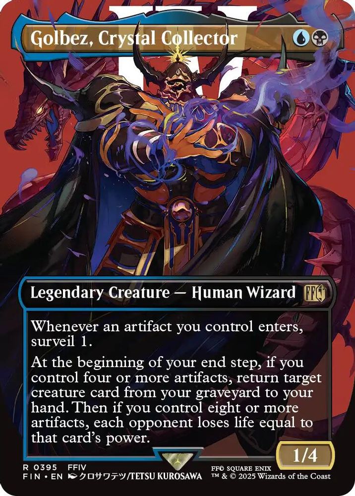 Golbez, Crystal Collector (Borderless) · 395 · FINAL FANTASY · Foil
