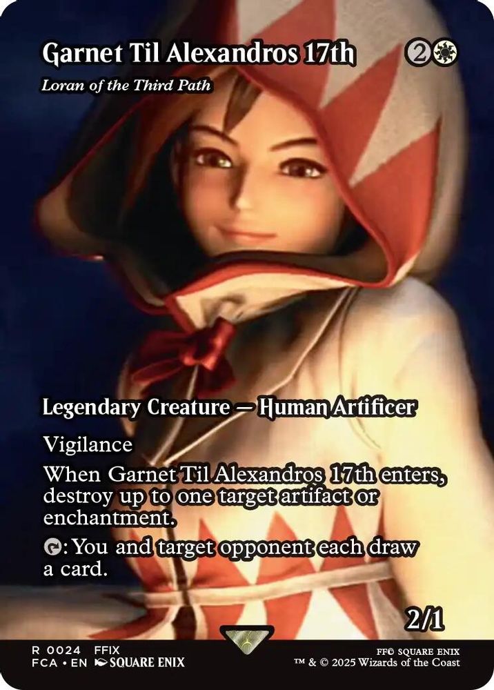 Garnet Til Alexandros 17th - Loran of the Third Path (Showcase) · 24 · FINAL FANTASY: Through the Ages · Non-foil