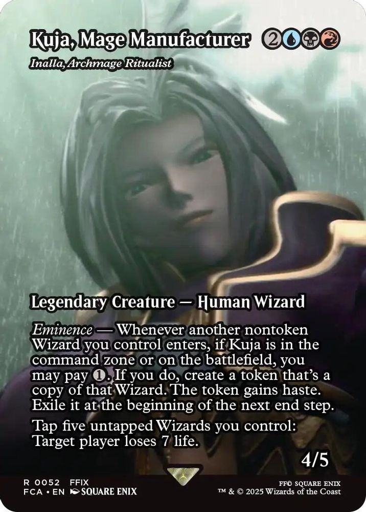 Kuja, Mage Manufacturer - Inalla, Archmage Ritualist (Showcase) · 52 · FINAL FANTASY: Through the Ages · Non-foil